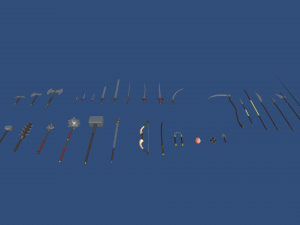 low poly medieval Modelo 3D