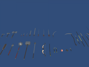 low poly medieval Modelo 3D