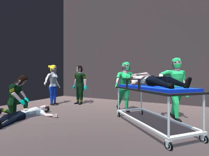 znaki low-poly Model 3D