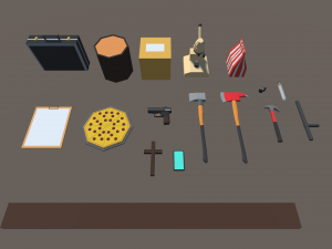 low poly characters Model 3D