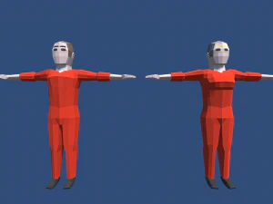 znaki low-poly Model 3D