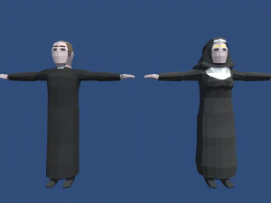 znaki low-poly Model 3D