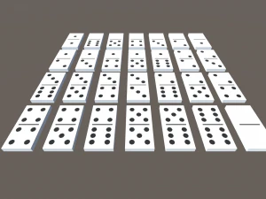 jogos de tabuleiro de baixo poli Modelo 3D