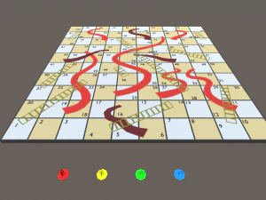 jogos de tabuleiro de baixo poli Modelo 3D