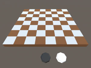 jogos de tabuleiro de baixo poli Modelo 3D