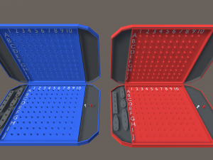 low poly board games 3Dモデル