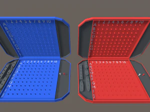 jogos de tabuleiro de baixo poli Modelo 3D