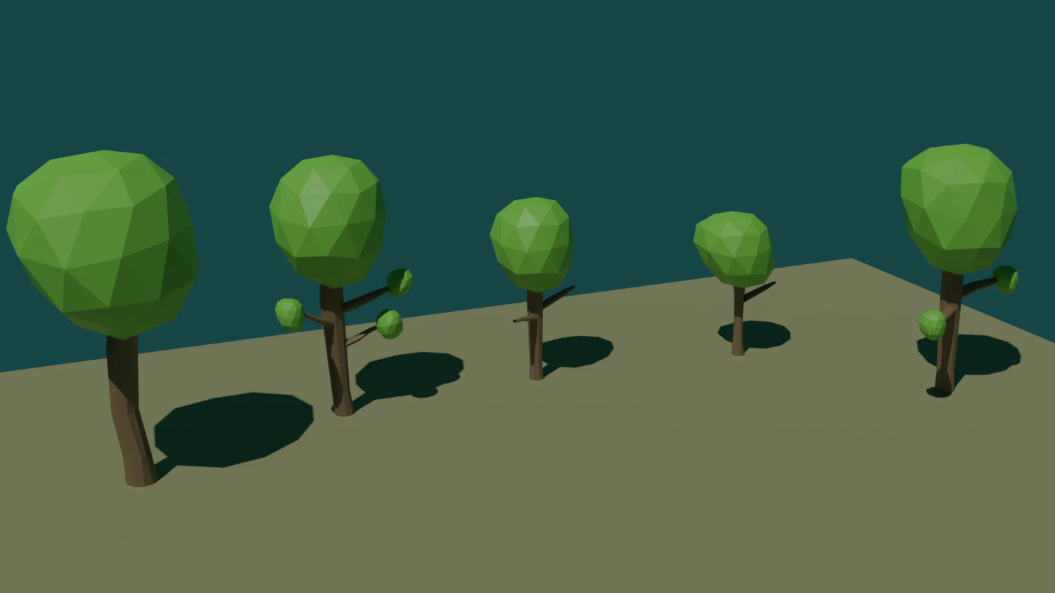 low poly tree 3D Model .c4d .max .obj .3ds .fbx .stl .blend 