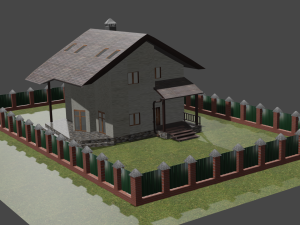 house 3D 모델
