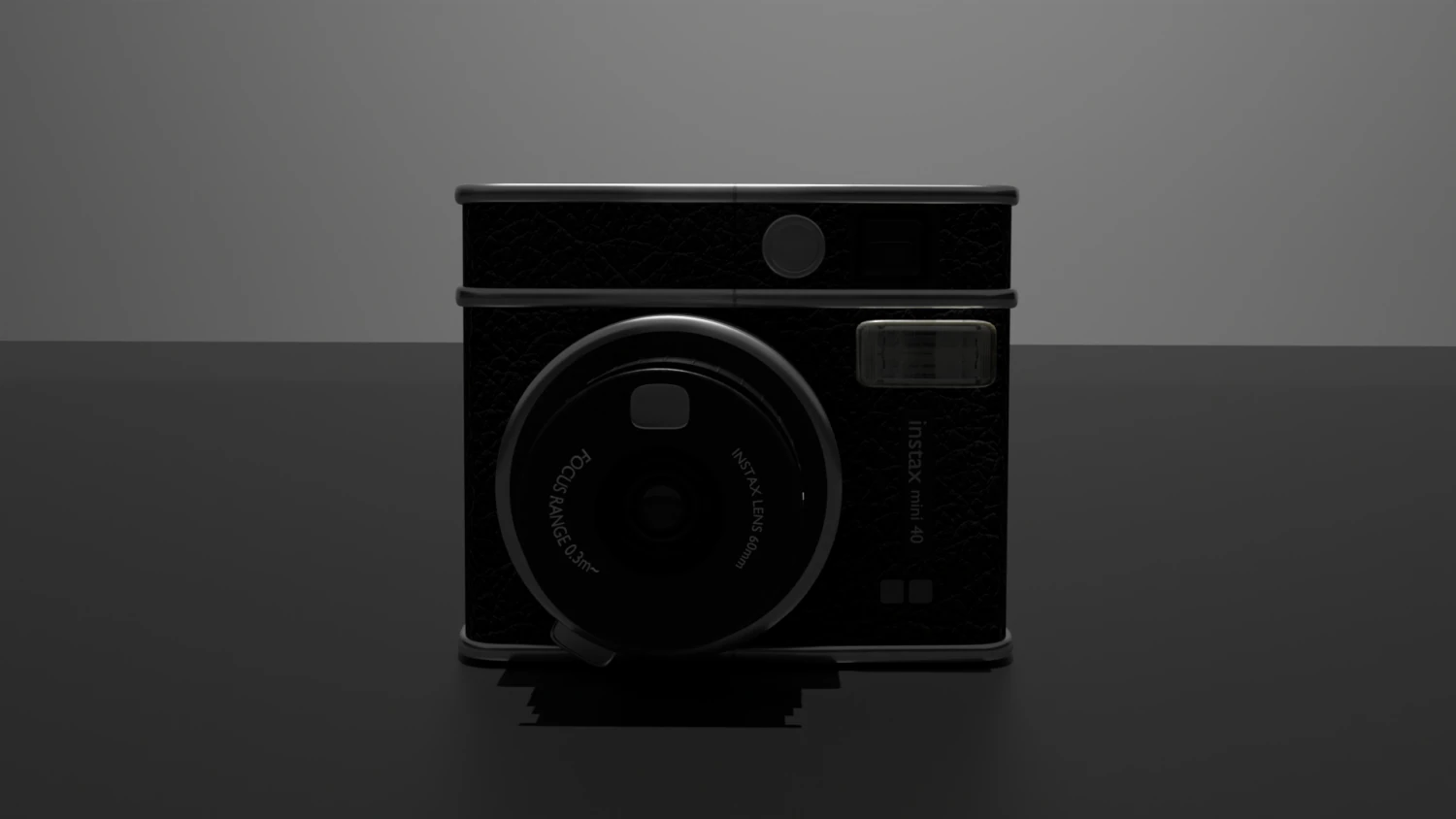 Photo camera 3D Model .c4d .max .obj .3ds .fbx .stl .blend 
