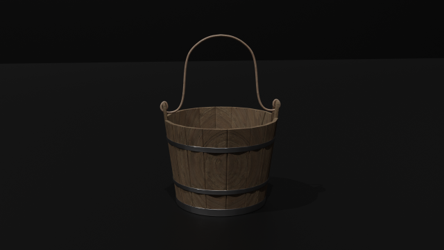 Busket 3D Model .c4d .max .obj .3ds .fbx .stl .blend 
