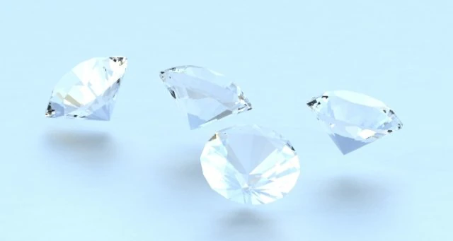 алмаз 3D Модель .c4d .max .obj .3ds .fbx .stl .blend