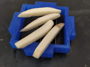 cortador de batata 85mm 85mm Modelo de Impressão 3D