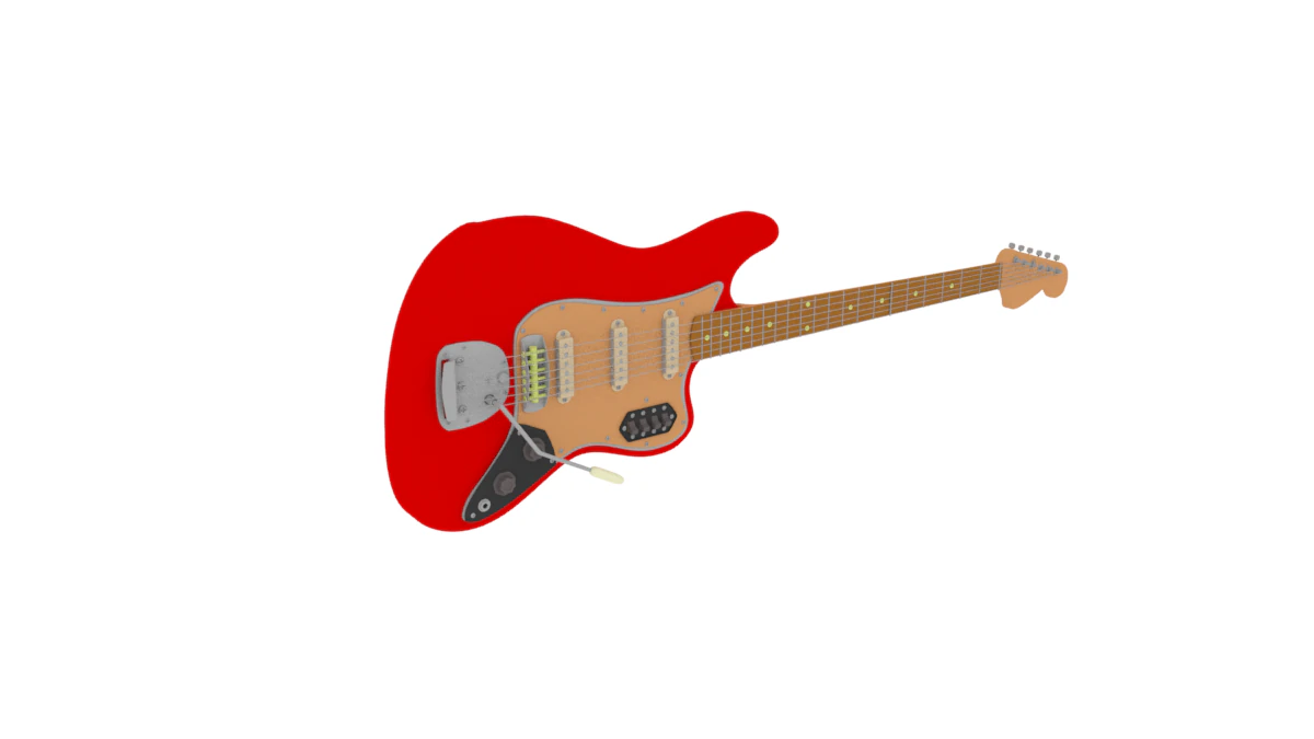 fender bass vi 3D Model .c4d .max .obj .3ds .fbx .stl .blend