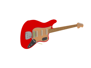 fender bass vi 3D Model