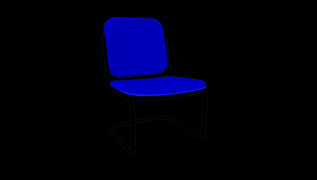 officechair 3D Модель .c4d .max .obj .3ds .fbx .stl .blend