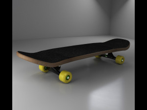 skateboard 3D 模型