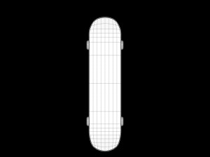 skateboard 3D Model
