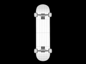 skateboard 3D Model