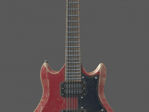 electric guitar Modèle 3D
