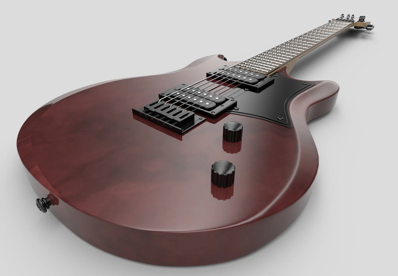 electric guitar 3D Model .c4d .max .obj .3ds .fbx .stl .blend