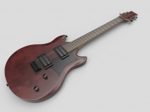 electric guitar Modèle 3D
