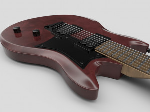 electric guitar Modèle 3D
