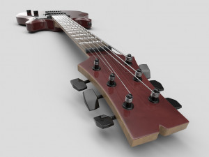 electric guitar Modèle 3D