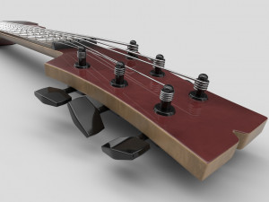 electric guitar Modèle 3D