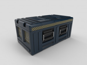 sci-fi box 3D Model