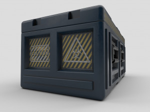 sci-fi box Model 3D