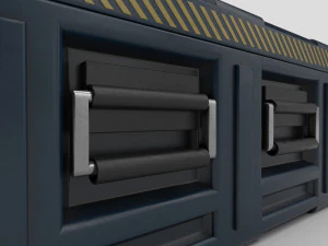 caixa de fic&ccedil;&atilde;o cient&iacute;fica Modelo 3D