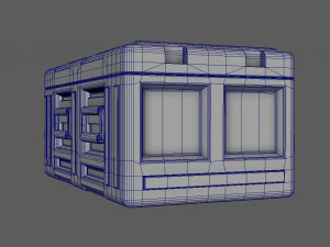 caixa de fic&ccedil;&atilde;o cient&iacute;fica Modelo 3D