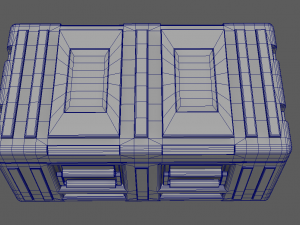 sci-fi box Model 3D
