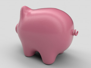 money box pig 3D 모델
