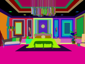 realistic classic master bedroom design 3d max model Modelo 3D