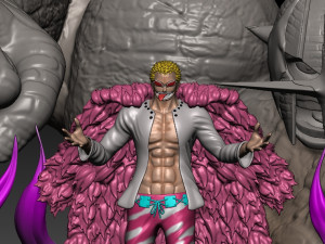 Doflamingo - One piece - 3d print 3D Print Model