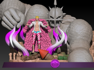 Doflamingo - One piece - 3d print 3D Print Model