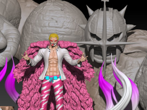 Doflamingo - One piece - 3d print 3D Print Model