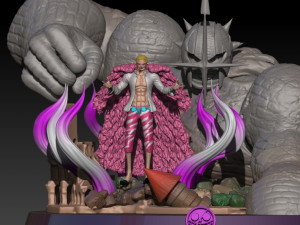 Doflamingo - One piece - 3d print 3D Print Model
