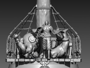Diaroma Shanks - Onepiece - 3d print 3D Принт Модель