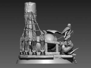 Diaroma Shanks - Onepiece - 3d print 3D Print Model