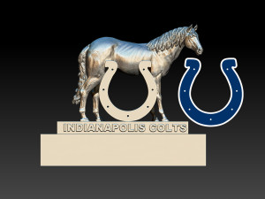 NCAA - INDIANAPOLIS COLTS MASCOT STATUE - DECOR - 3D PRINT Modello di stampa 3D