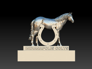 NCAA - INDIANAPOLIS COLTS MASCOT STATUE - DECOR - 3D PRINT Modello di stampa 3D