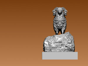 NORTH CAROLINA TAR HEELS MASCOT - FOOTBALL BOWL SUBDIVISION Modelo de Impressão 3D