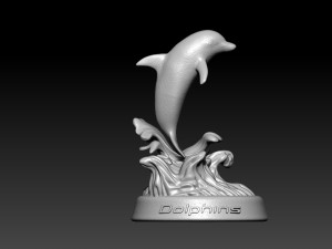 NFL MIAMI DOLPHINS - AMERICAN FOOTBALL - AFC 3Dプリントモデル
