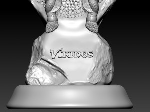 LOGO MINNESOTA VIKINGS - NFC - WOOD MODEL - CNC 3D PRINT MODEL Modello di stampa 3D