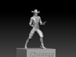 NEW MEXICO STATE AGGIES FOOTBALL STATUE - 3D PRINT 3D Print Model