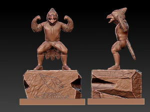 NFL - ARIZONA CARDINALS FUTBOL MASKOT HEYKELİ - 3D BASKI 3D Baskı Modeli