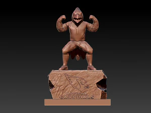NFL - ARIZONA CARDINALS FOOTBALL MASCOT STATUE - 3D PRINT 3D Print Model